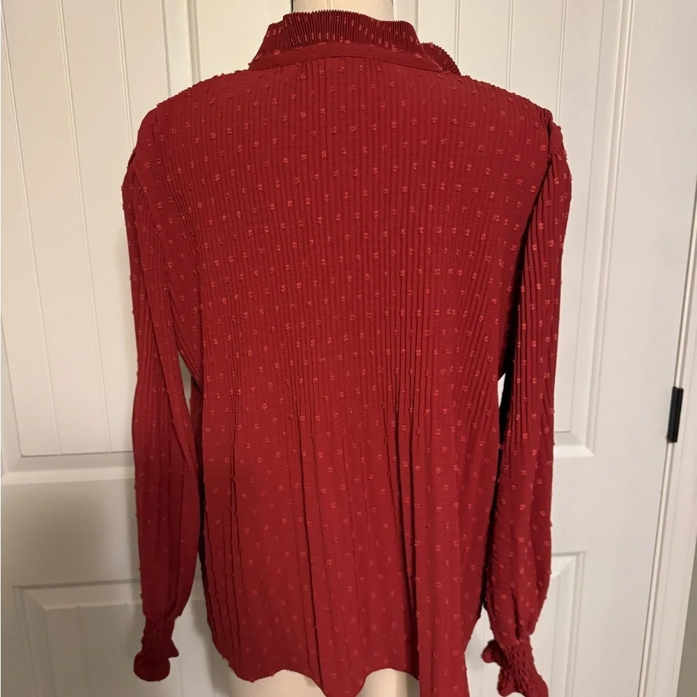 Max Studio Dusty Rose Blouse - Picture 9 of 11